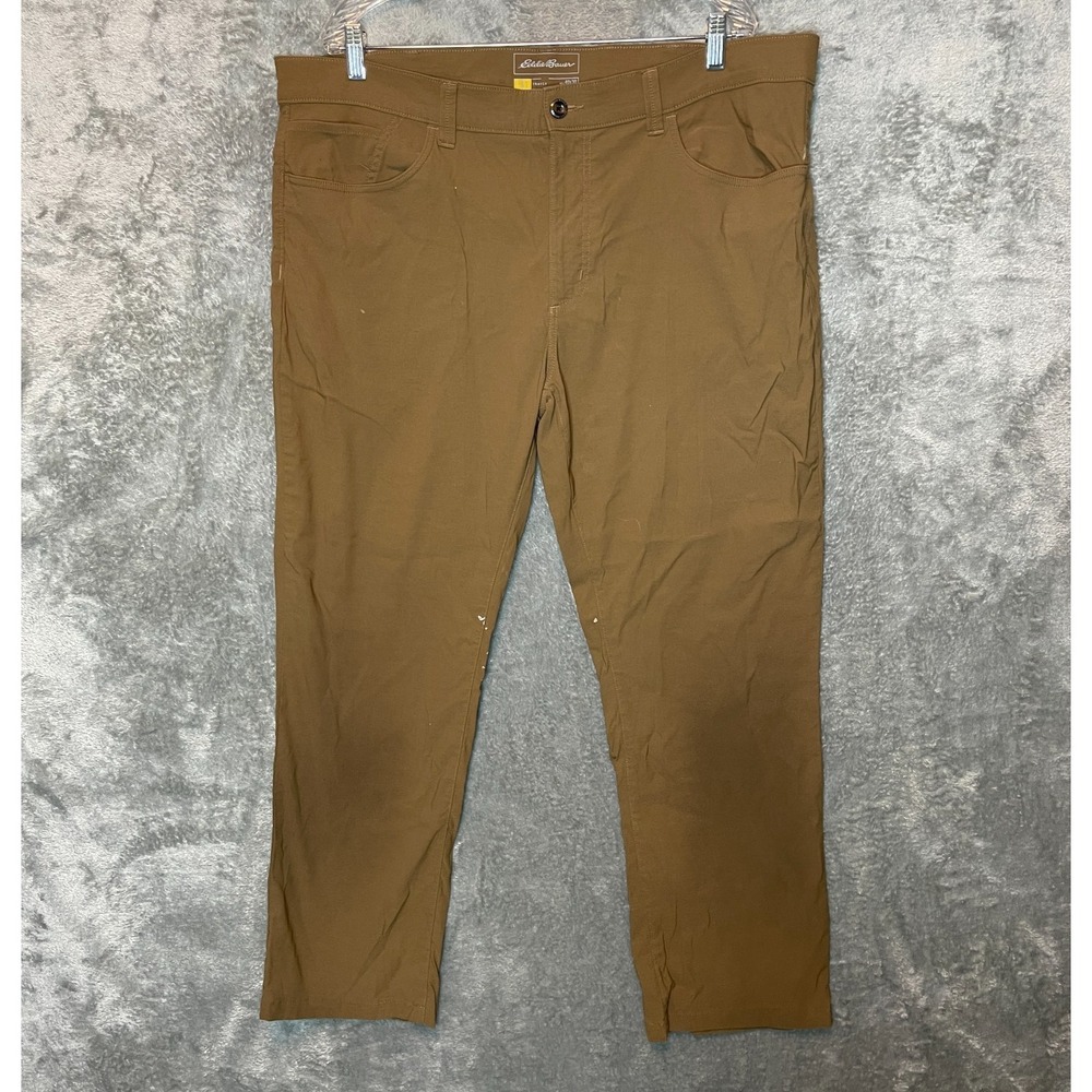 Eddie Bauer Men Travex Mid Rise Nylon Stretch Hyrbrid 5 Pocket Pants 40x30